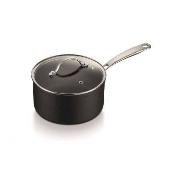 BRABANTIA Casserole 18 cm avec couvercle Verre Chrome