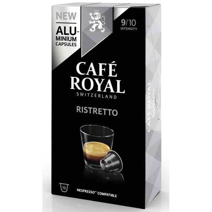CAFE ROYAL compatible Nespresso Alu Ristretto x10