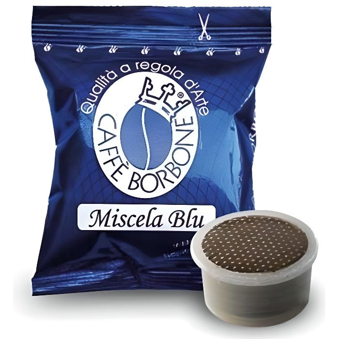 Caffè Borbone -Capsule bleu mélange 100 pièces Compatible Lavazza Espresso Point