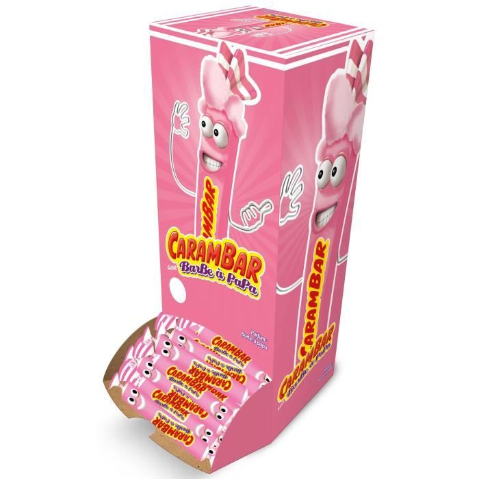 CARAMBAR Bonbons Barbe à Papa - Boîte 180 pièces