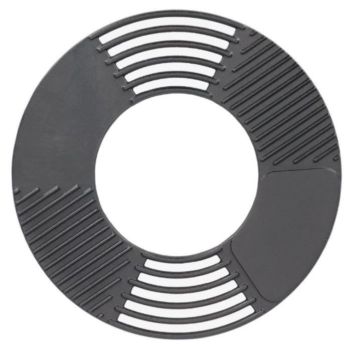 Esschert Design grille de barbecue 59,2 x 1,4 cm en fonte grise