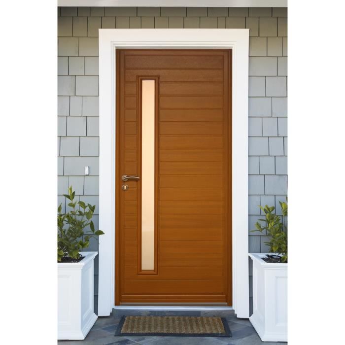 PORTE D'ENTREE LAURA 5 215 x 90 POUSSANT DROITE