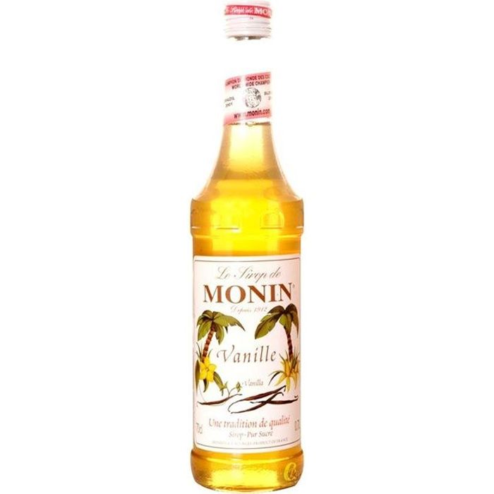 Bouteille de sirop Monin vanille
