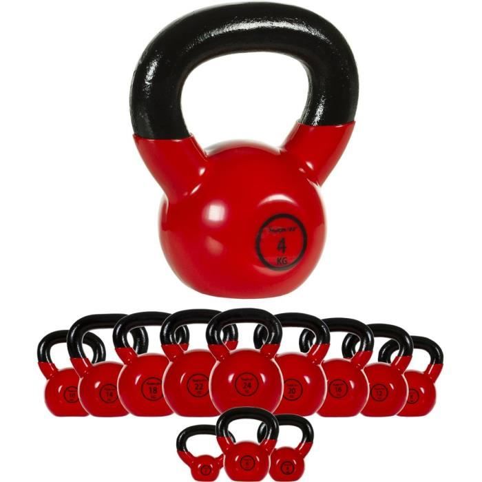 MOVIT Poids Kettlebell en fonte vinyle, 4kg