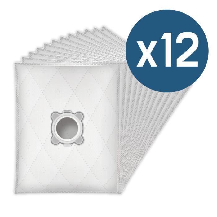 Wessper Sacs aspirateur + Filtre pour Rowenta RO4400-4499 Silence Force Compact, 12 pi?ces, synthétique