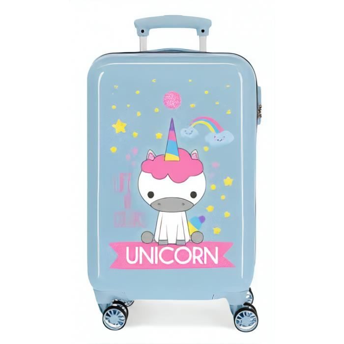 Roll Road valise pour enfants Unicorn 32 litres ABS 55 cm bleu/rose