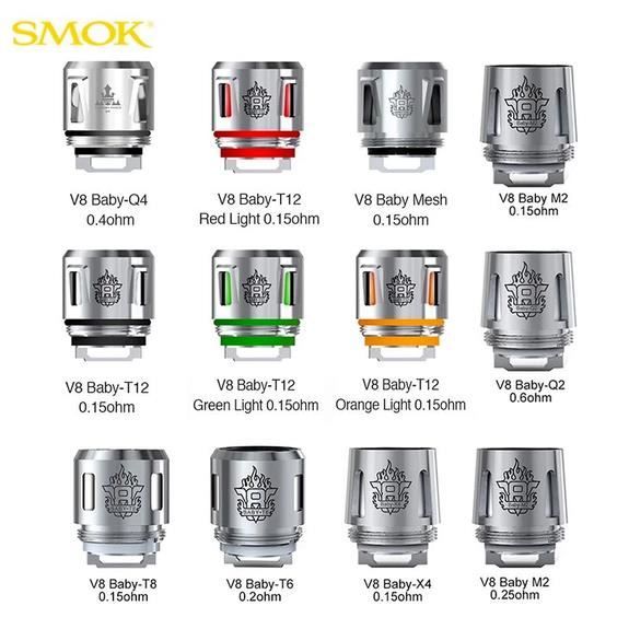 Résistances TFV8 Baby et TFV12 Baby Prince - SMOK (Vendu par 5) - Q2 Baby 0.6 Ohm