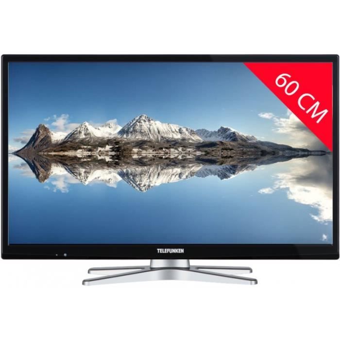 Telefunken - S24N01NC17 Full HD - TV Edge-LED 24'' TU Noir