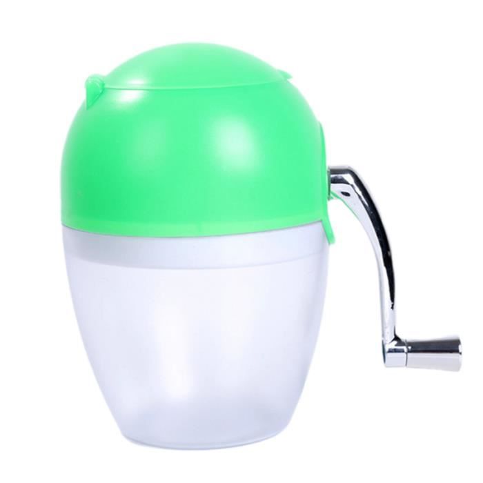 Moulin à glace portable durable manuel 1PC pour la maison MACHINE A GLACONS