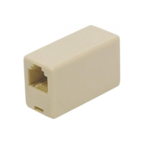 Adaptateur RJ11 femelle femelle.