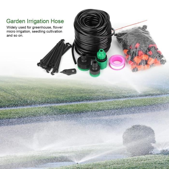 Tuyau d'irrigation d'arrosage de jardin pour plantes 25m