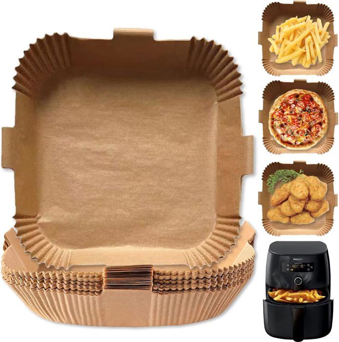 Air Fryer Feuilles De Papier 100 Pièces Air Fryer Disposable Paper