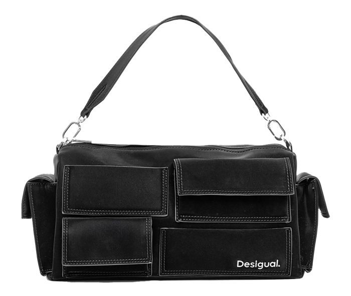 Desigual Sac à épaule bandoulière Sac à main Aquiles Z Sheffield Shoulder Bag Black Noir