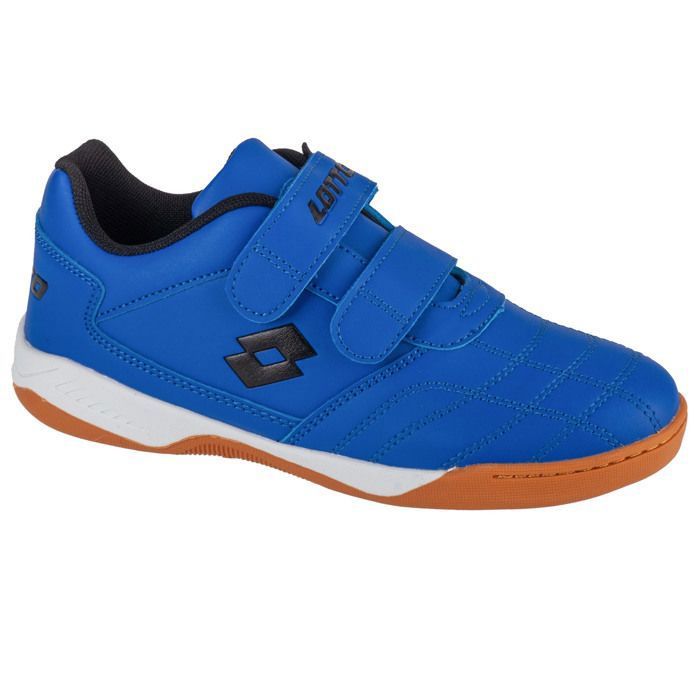 Chaussures de foot en salle pour un garçon - Bleu - Lotto Pacer K Chaussures de foot en salle pour un garçon - Bleu - Lotto Pacer K