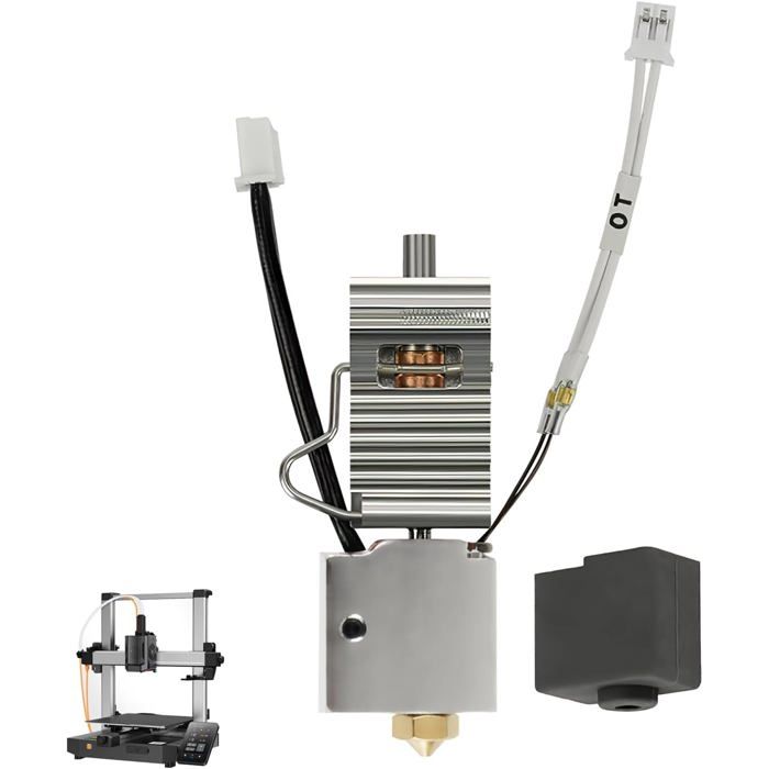 Hotend Kit Pour Anycubic Kobra 3 - Jusqu'à 500°C Et 600 Mm/s - Buse Acier, Bloc Chauffant, Thermistance - Amélioration Impression 3D