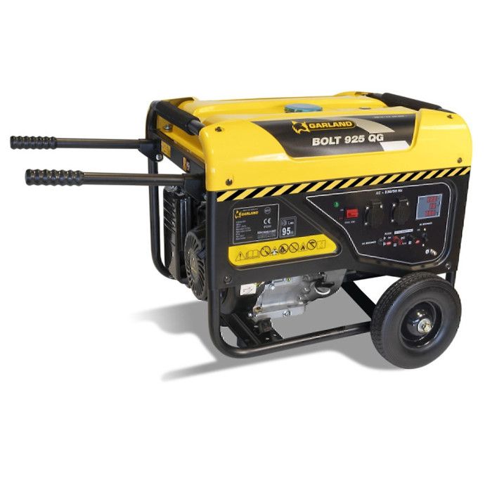 Groupe électrogène essence GARLAND BOLT 925QG-V20 - L: 70 cm - l: 67 cm - Jaune