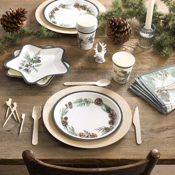 ParPix Finemark Lot De 20 Serviettes En Papier, Décoratives