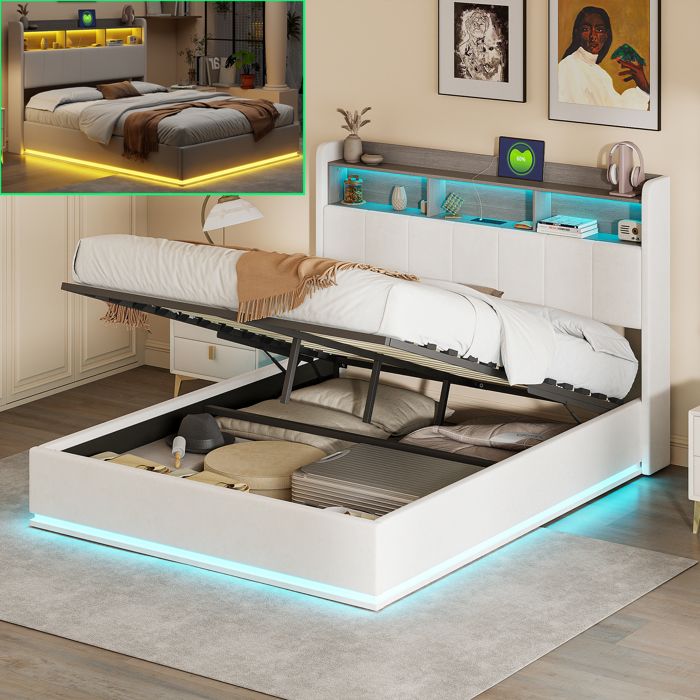 Lit Avec Rangement 140x200null