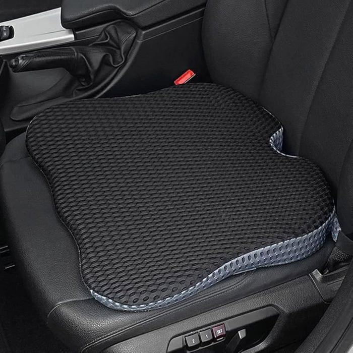 Coussin Rehausseur Ergonomique Pour Siège Auto Adulte - Confort Dos Et Hanches, Respirant - Pour Voiture, Bureau, Maison