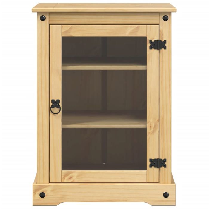 SALE Janvier MODERNE Cabinet TV - MGH - Meuble HiFi Corona 60x50x82 cm - Bois de pin massif TT483