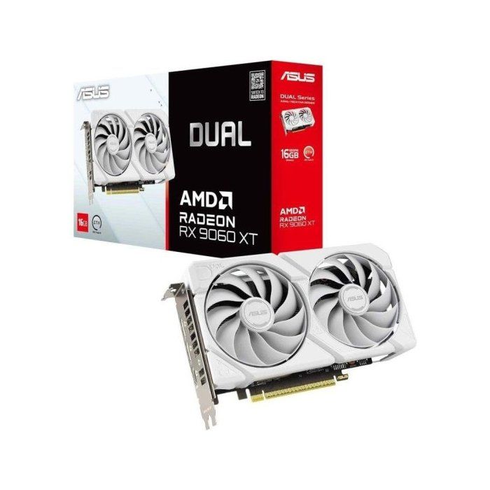 Asus DUAL RX9060XT 16G Radeon RX 9060 XT GDDR6 PCI Express - vue 2