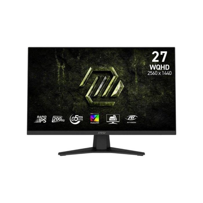 Monitor MSI MAG 274QF E20 27 WQHD 200Hz IPS Plano VESA DisplayHDR 400 Tiempo de Respuesta 0 5 ms