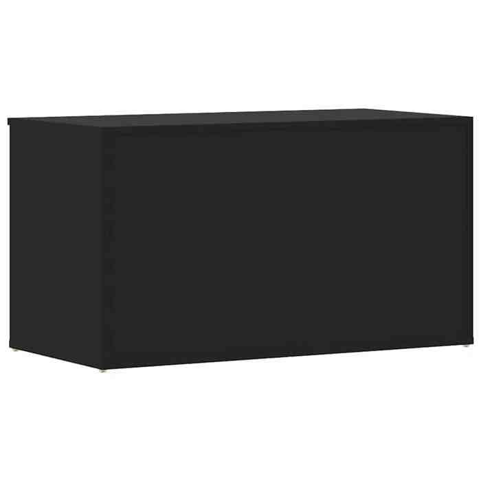 Elégant Armoire de classement Noir - Coffre de rangement Noir 84x42x46cm - bois dingénierie PRO3793322625030