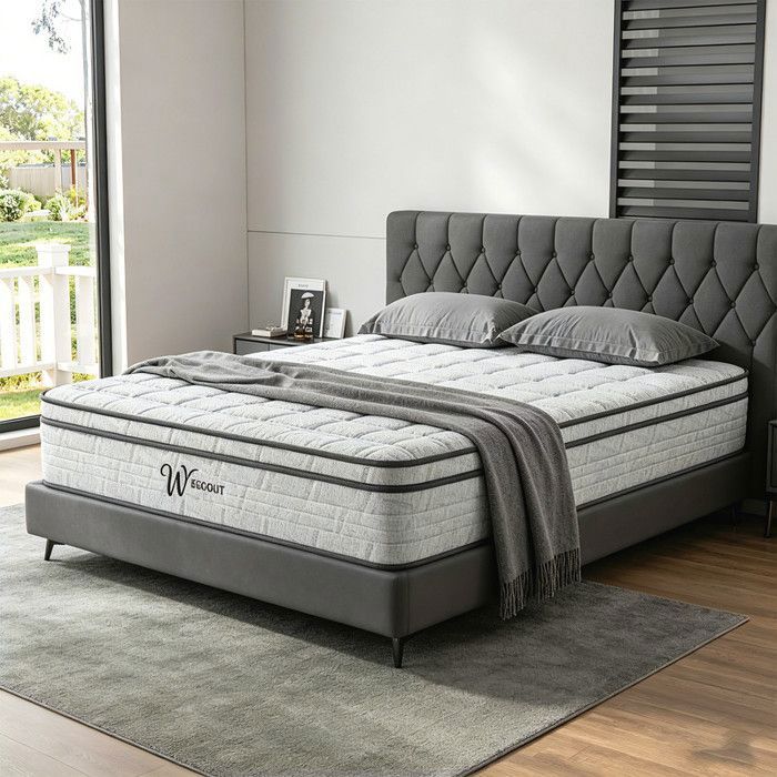Matelas 140x200 cm Épais 30 cm Mousse à Mémoire de Forme Sommeil Silencieux et Profond Respirante Oeko-Tex Dureté Modérée