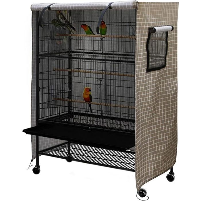 Housse de protection imperméable multifonction pour cage à oiseaux protection solaire pour perroquet et animaux domestiques