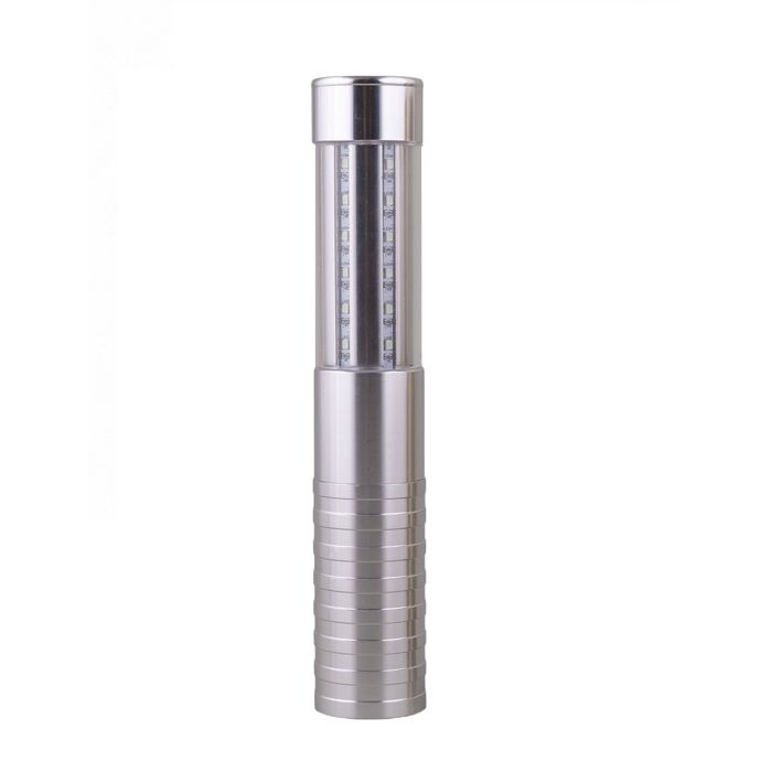 Lampe scintillante LED pour bouteille argent 4 x 23 cm