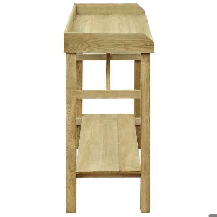 VIDAXL Table balcon Table de jardinière - Bois de pin - imprégné - 75 x 40 x 90 cm Conception pratique 99552