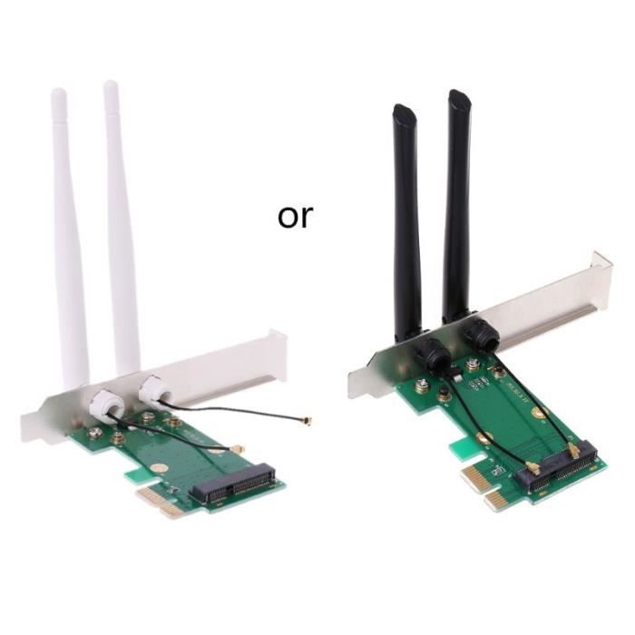 GOTOTOP adaptateur de bureau PCI sans fil Adaptateur de bureau PCI Carte  réseau WiFi sans fil 300Mbps 802.11b / g / n + 2 antennes - Cdiscount  Informatique