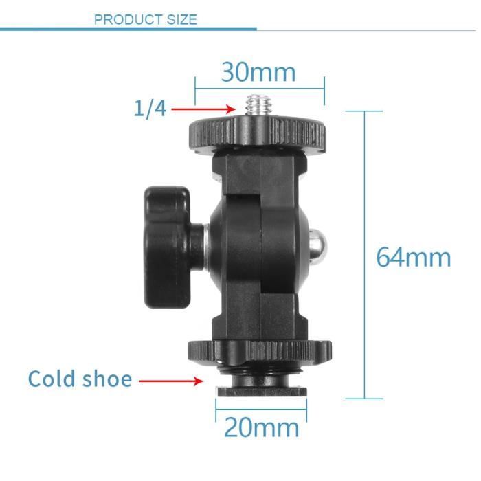 Adaptateur de montage de chaussure froide, support léger de chaussure