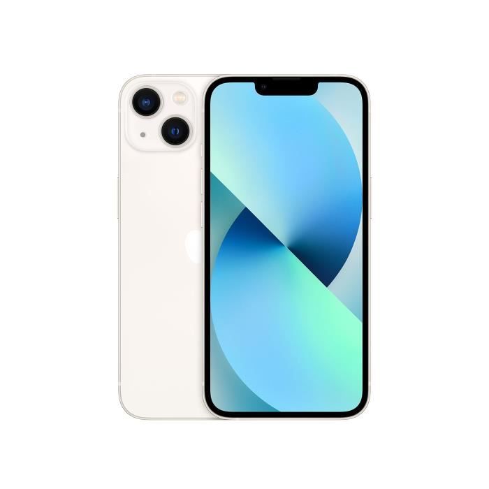 Smartphone avec 5G Network, écran Super Retina XDR OLED de 6.1 pouces, processeur Hexa-core, et caméra 12 MP