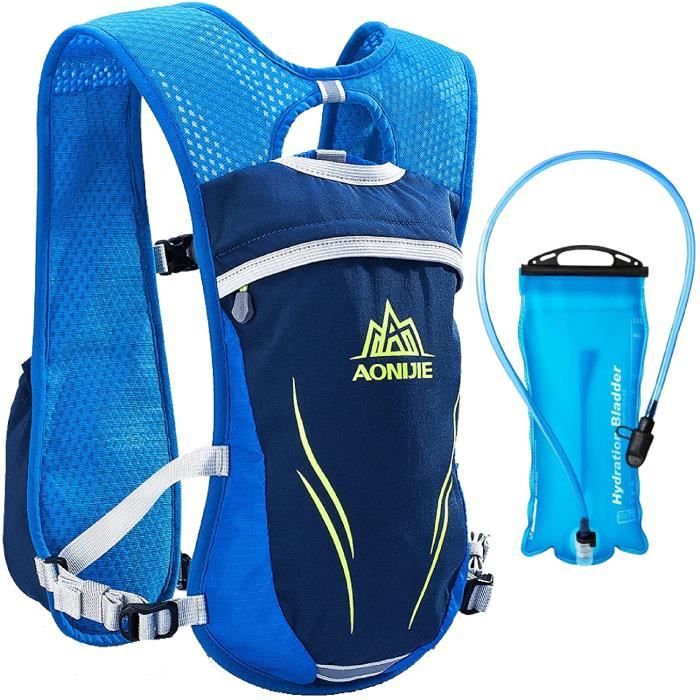 Sac Trail 5,5 L Gilet Running Sac d'Hydratation Sac à Dos Vélo