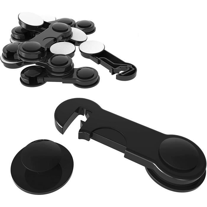 10 Pièces Sécurité Enfant Portes Placard + 12 Protections Coins - Verrouillage Bébé Armoires Tiroirs