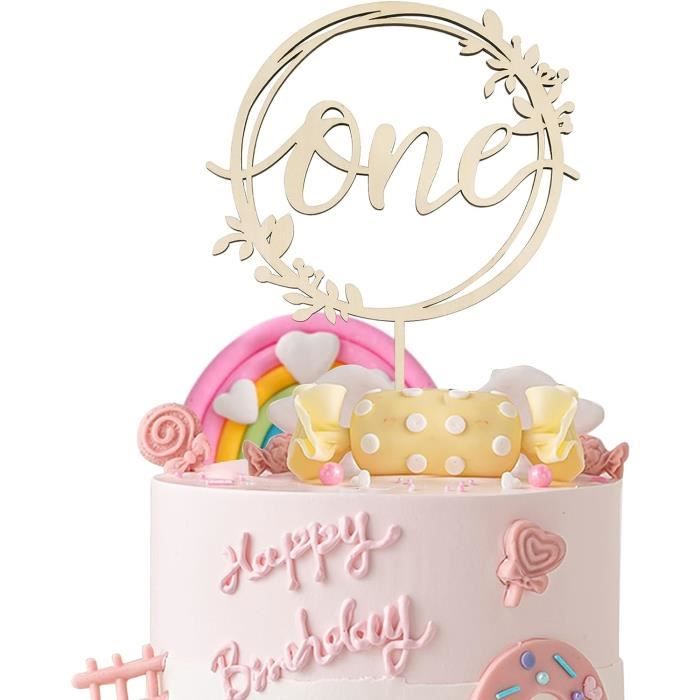 Un topper de gâteau, décorations de 1er anniversaire de garçon
