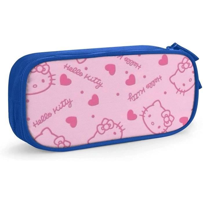 Ensemble de Trousses de Voyage Hello Kitty en Polyester Rouge