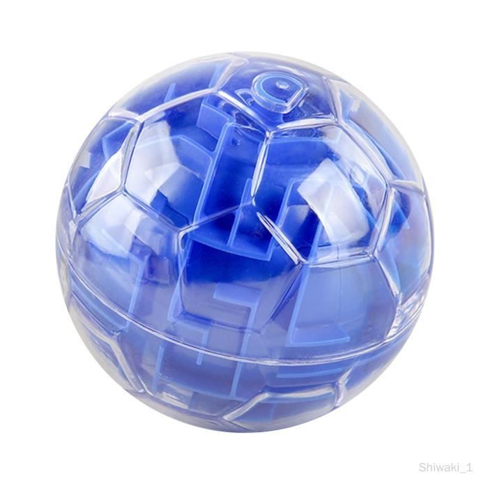 Cube Labyrinthe 3D Khoolty – Jeu De Logique Et De Patience, Développe La Motricité Et La Concentration, Dès 3 Ans, Bleu