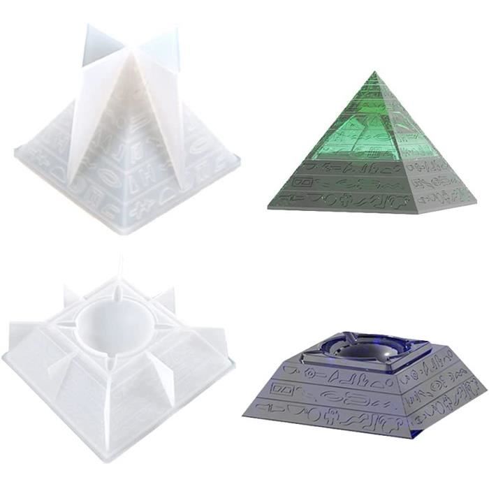 Pyramid Moule en Silicone Cendrier Silicone Moule Pyramide DIY Résine ...