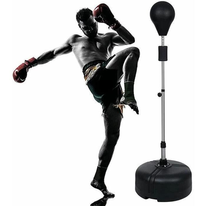 Sac de frappe sur pied, 120 à 160 cm Réglable Ampoule de boxe pour