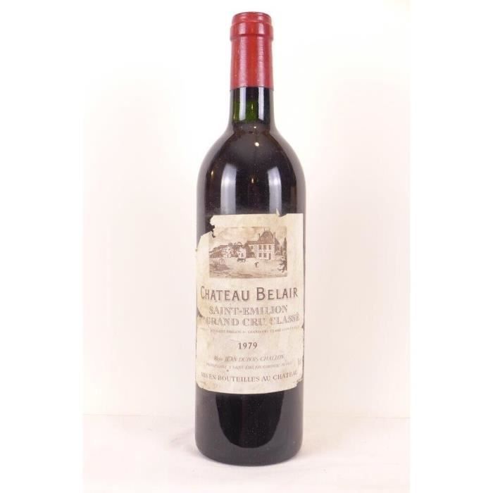 Saintémilion château belair premier grand cru classé rouge 1979