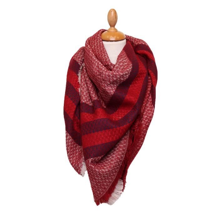 Écharpe Imprimée - 8,00€ - FUCHSIA - Toscane