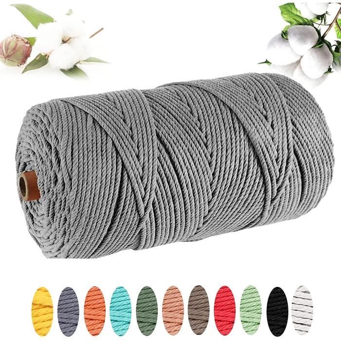 Cordon Macramé Premium By KOKONKI 5 Mm / 100 M / Palette De