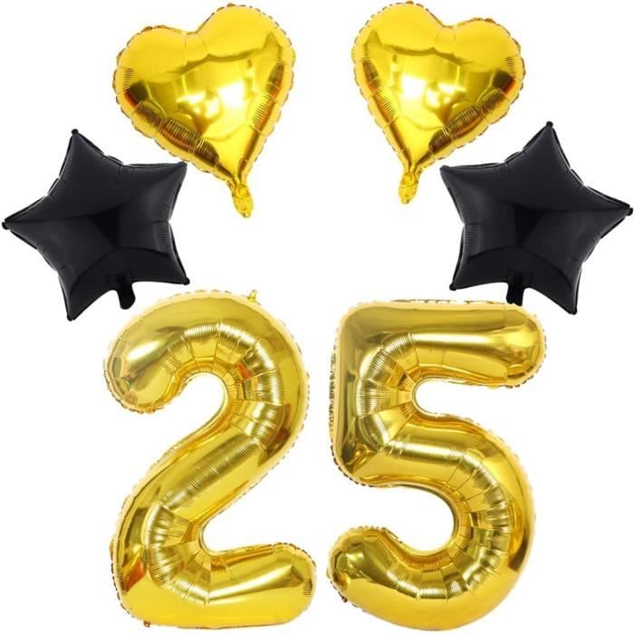 40 ballon gonflable hélium rose chiffres ballon or bal 2 Ballons Numéro 24 Numéro 24 Or Rose ballon filles ballon géant pour la décoration de fête d'anniversaire XXXL 100cm 