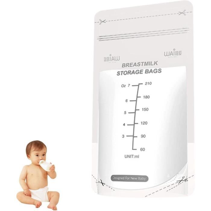 Lot de 30 Sacs à Lait pour Lait Maternel Qualité Alimentaire Prêts