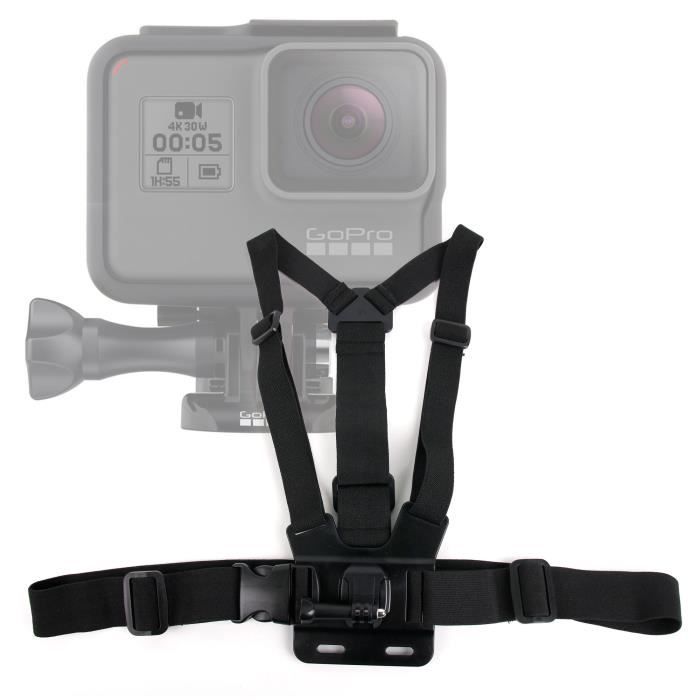 Harnais de poitrine pour GoPro HERO5 Black et HERO5 Session caméra sport,  par - fixation ajustable par