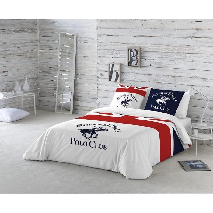 Housse De Couette Pottery Barn Teen - Rayures Rugby - Bordeaux, Rouge, Bleu - Queen