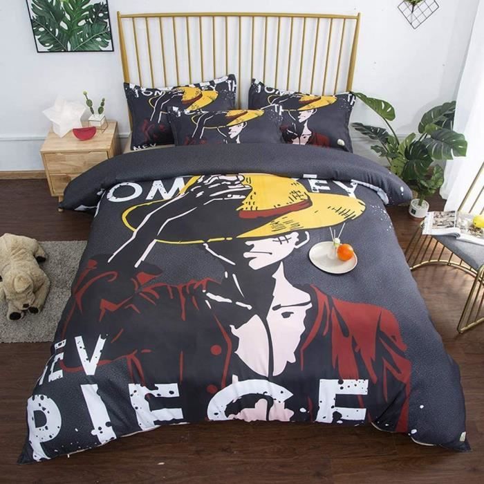 One Piece Serie Luffy Poster Motif Anime Drap Set Literie De 3 Doux Et Confortable Adultes Les 0 0cm 964 Cdiscount Maison