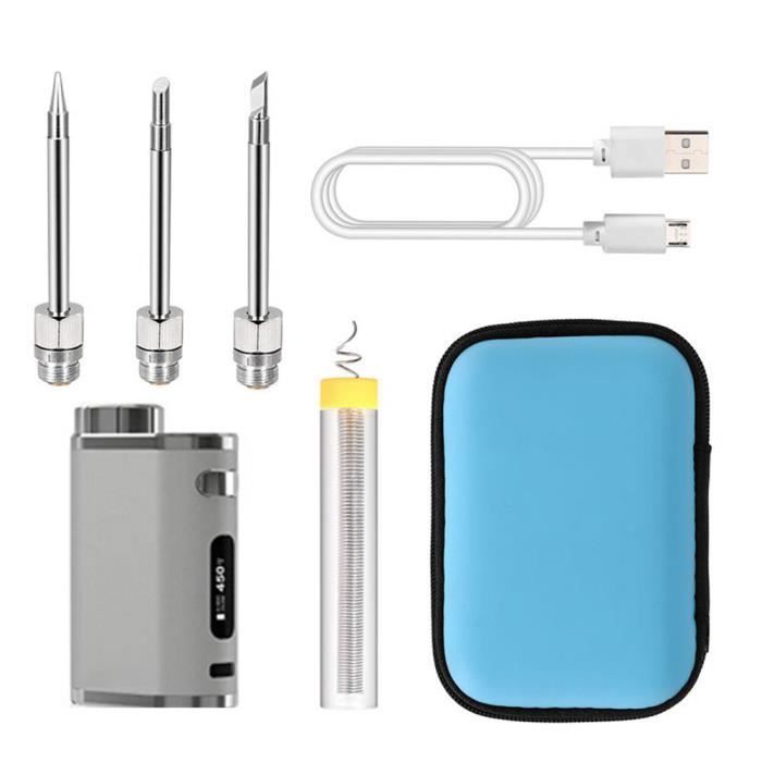 Fer à Souder Sans Fil Diymore USB-C - Température Réglable LCD Pour électronique